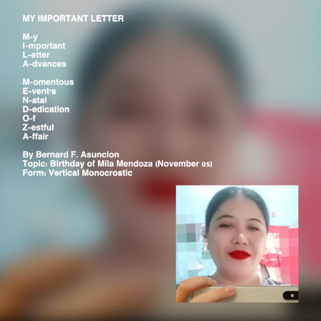 My Important Letter