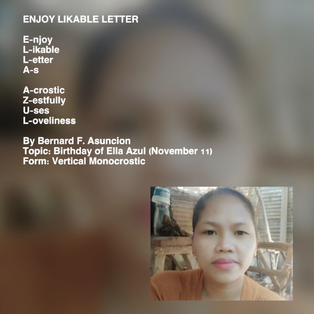 Enjoy Likable Letter