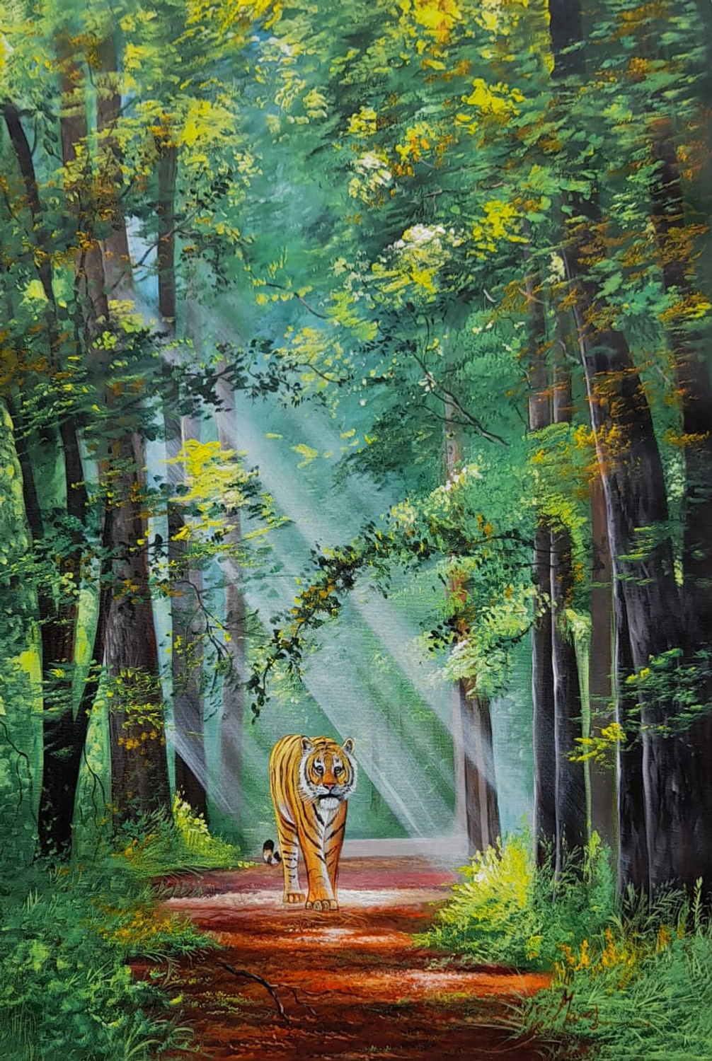 There Are No Such Tiger's Burning In This Forest Bright