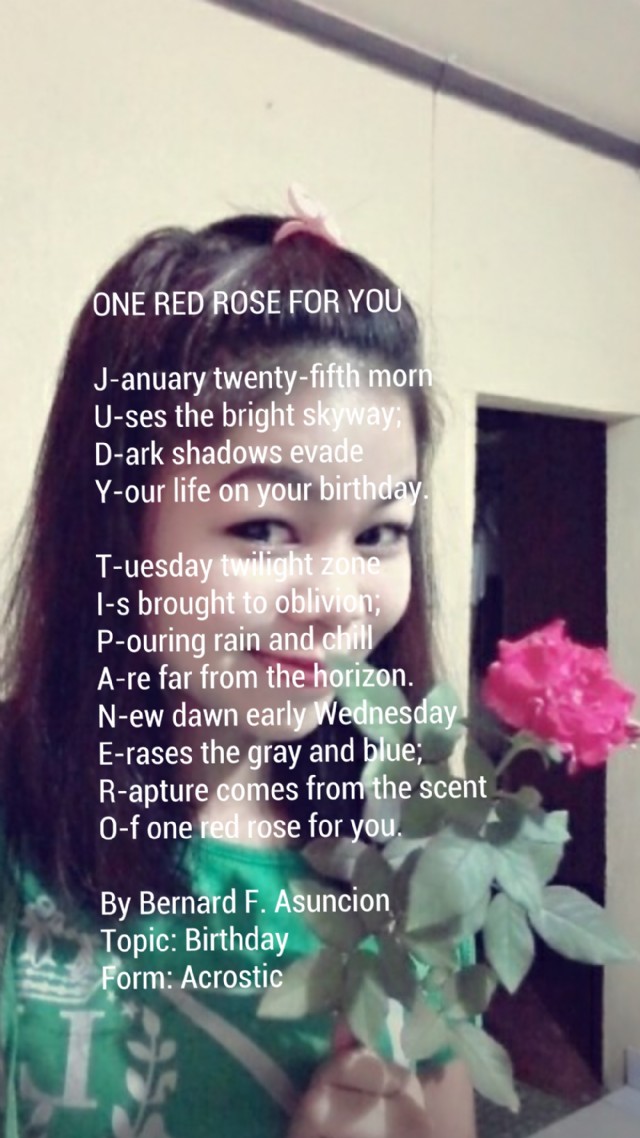 One Red Rose For You