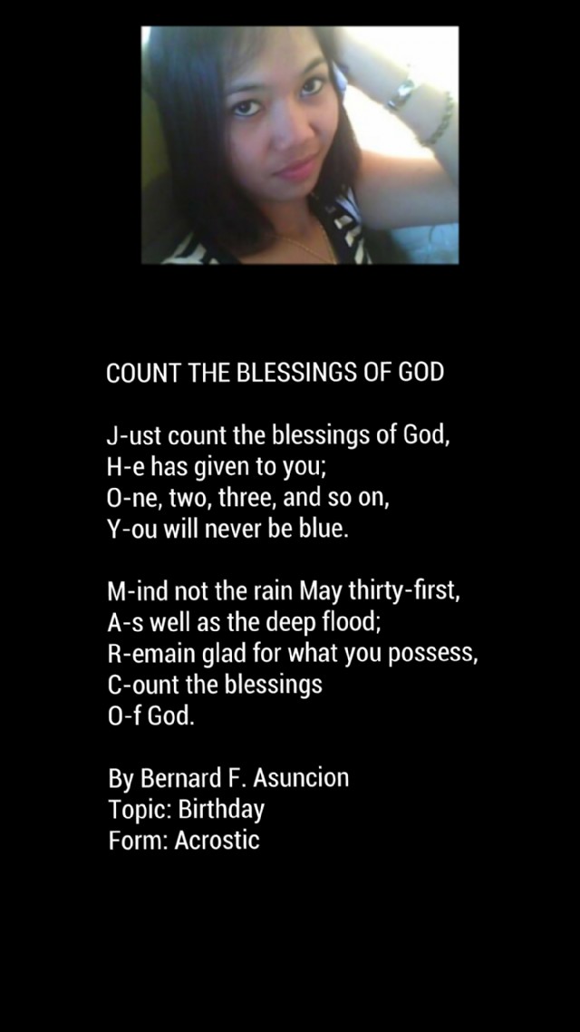 Count The Blessings Of God