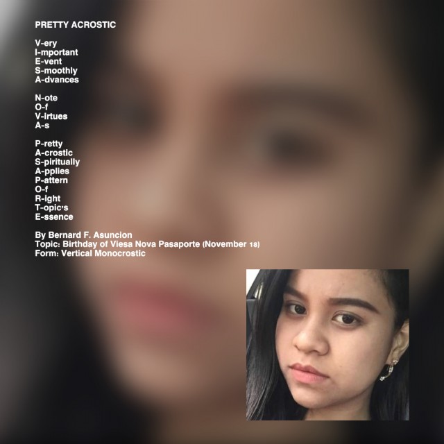 Pretty Acrostic