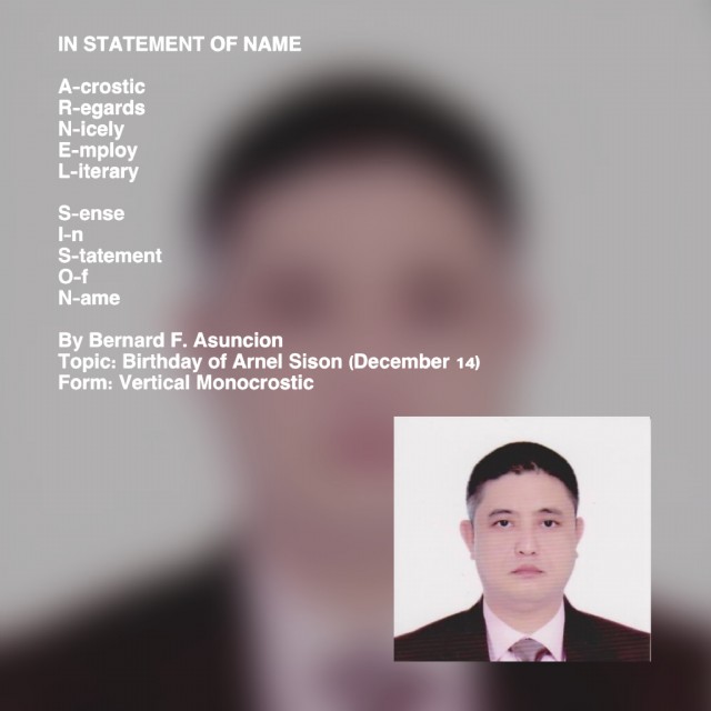 In Statement Of Name