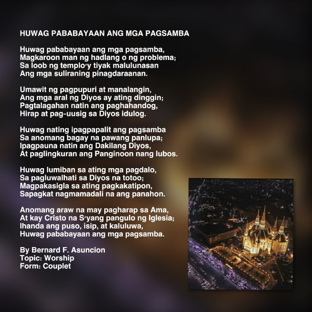 Huwag Pababayaan Ang Mga Pagsamba