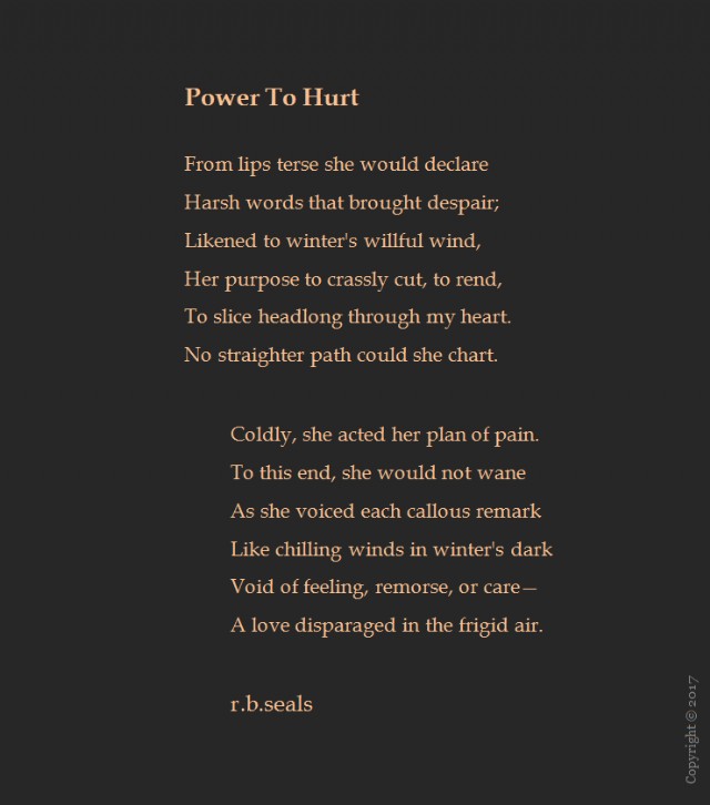 Power To Hurt