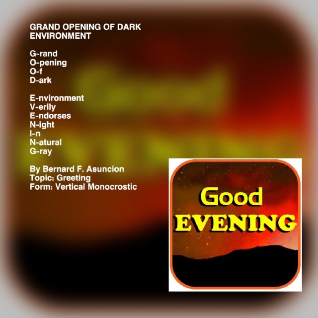 Grand Opening Of Dark Environment