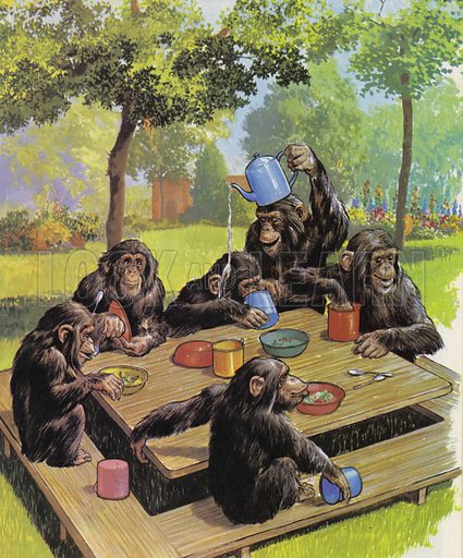 The Chimps' Tea Party