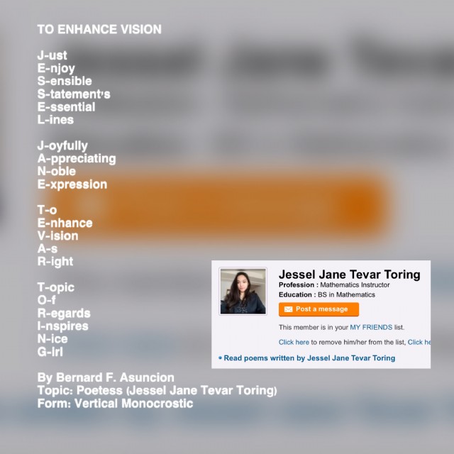 To Enhance Vision