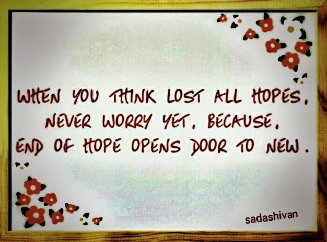 Never Lose Hope