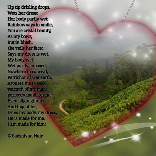 Tip Tip Drizzling Drops, Wets Her Dress