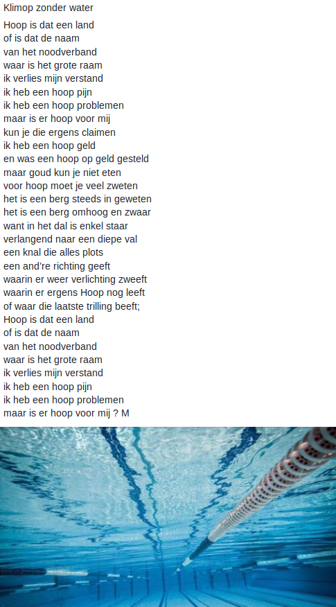 Klimop Zonder Water