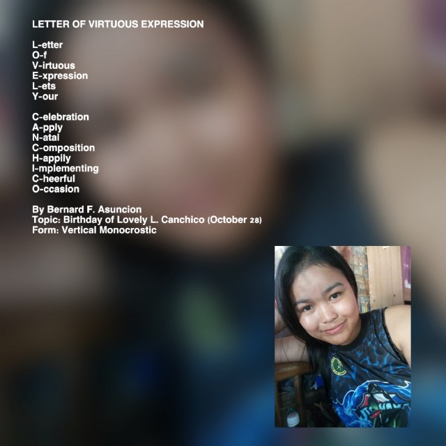 Letter Of Virtuous Expression