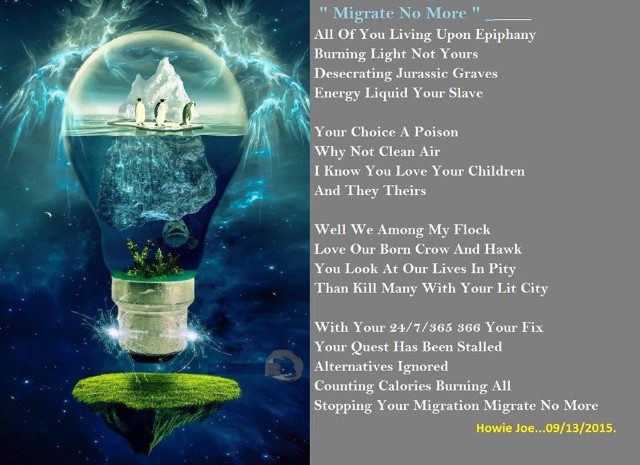 ' Migrate No More ' ______