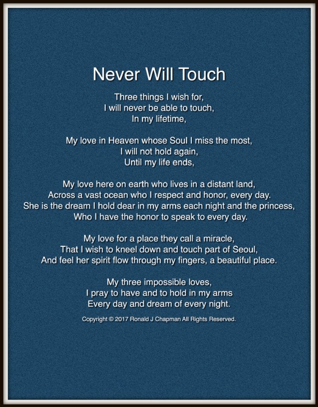 Never Will Touch