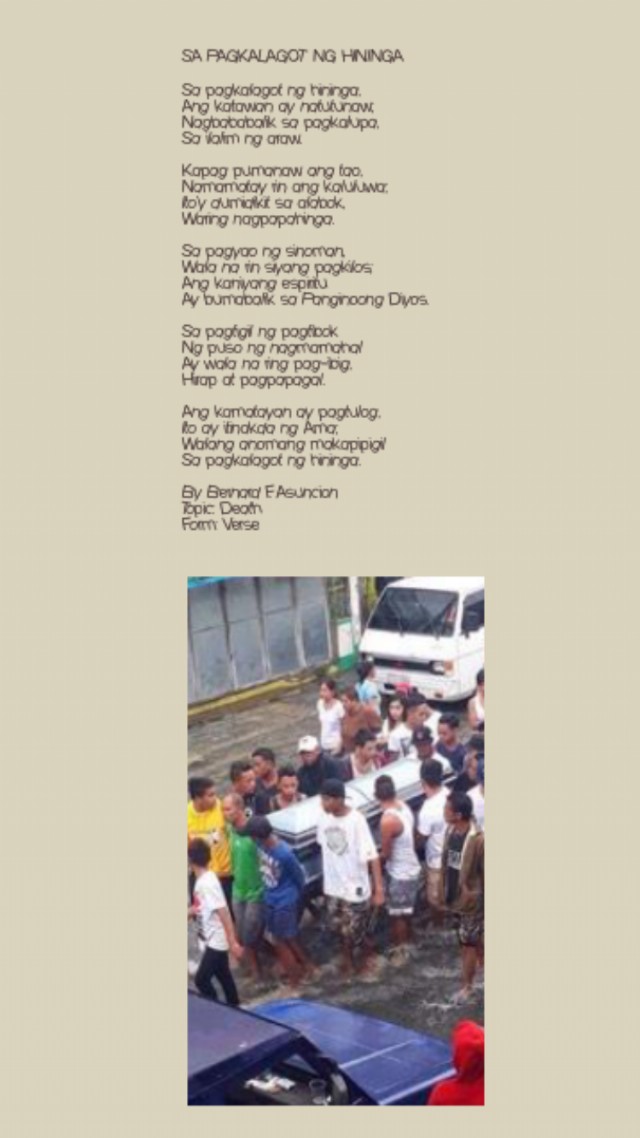 Sa Pagkalagot Ng Hininga