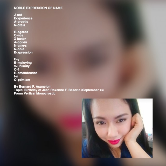 Noble Expression Of Name