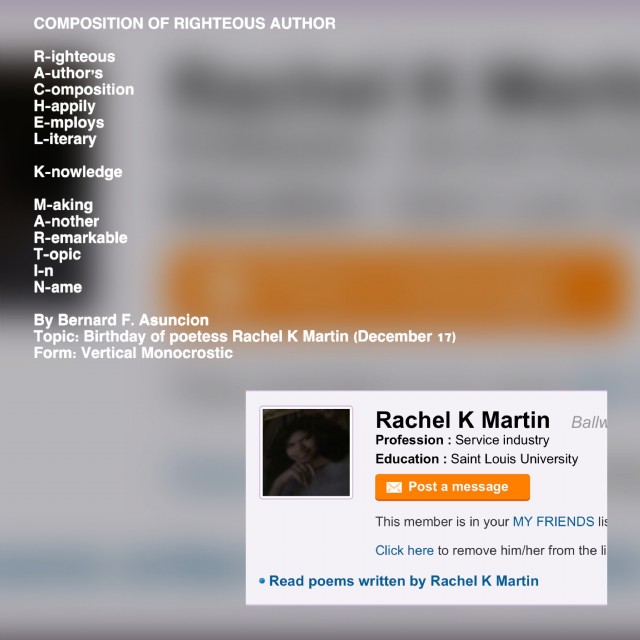 Composition Of Righteous Author