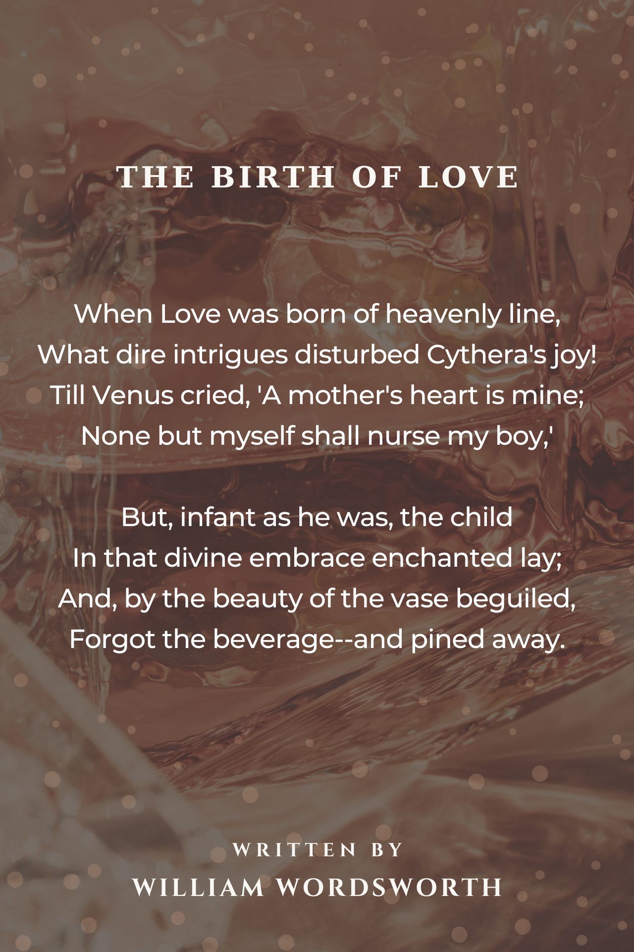 The Birth Of Love