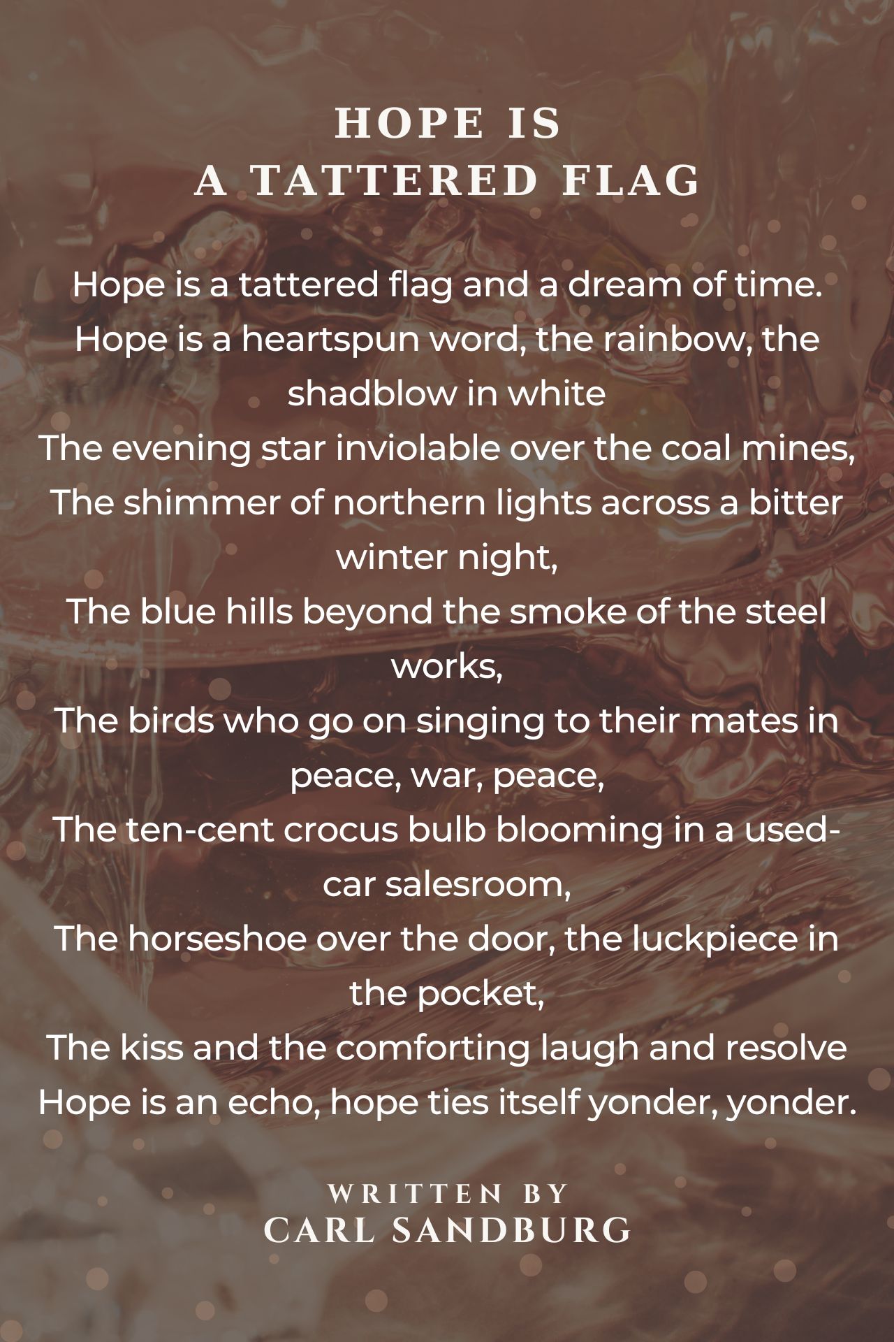 Hope Is A Tattered Flag