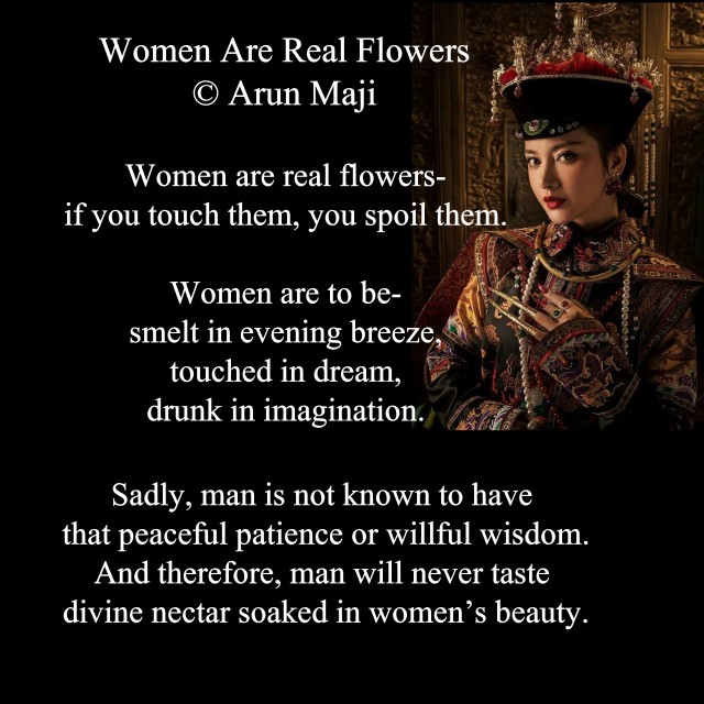 Women Are Real Flowers