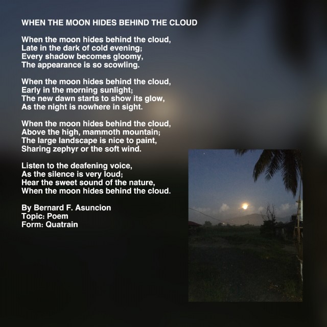 When The Moon Hides Behind The Cloud