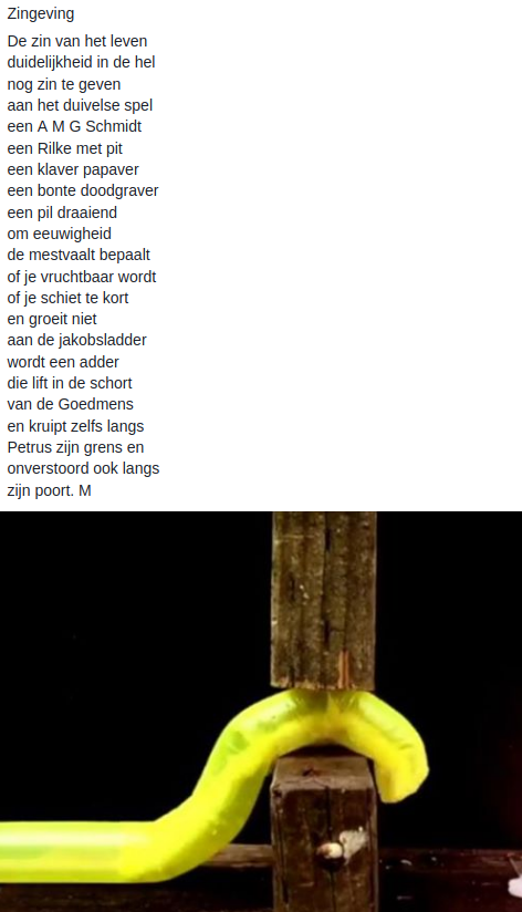 Zingeving.....