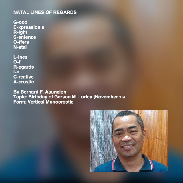 Natal Lines Of Regards