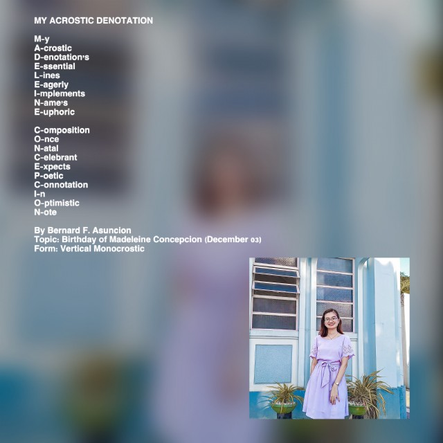 My Acrostic Denotation