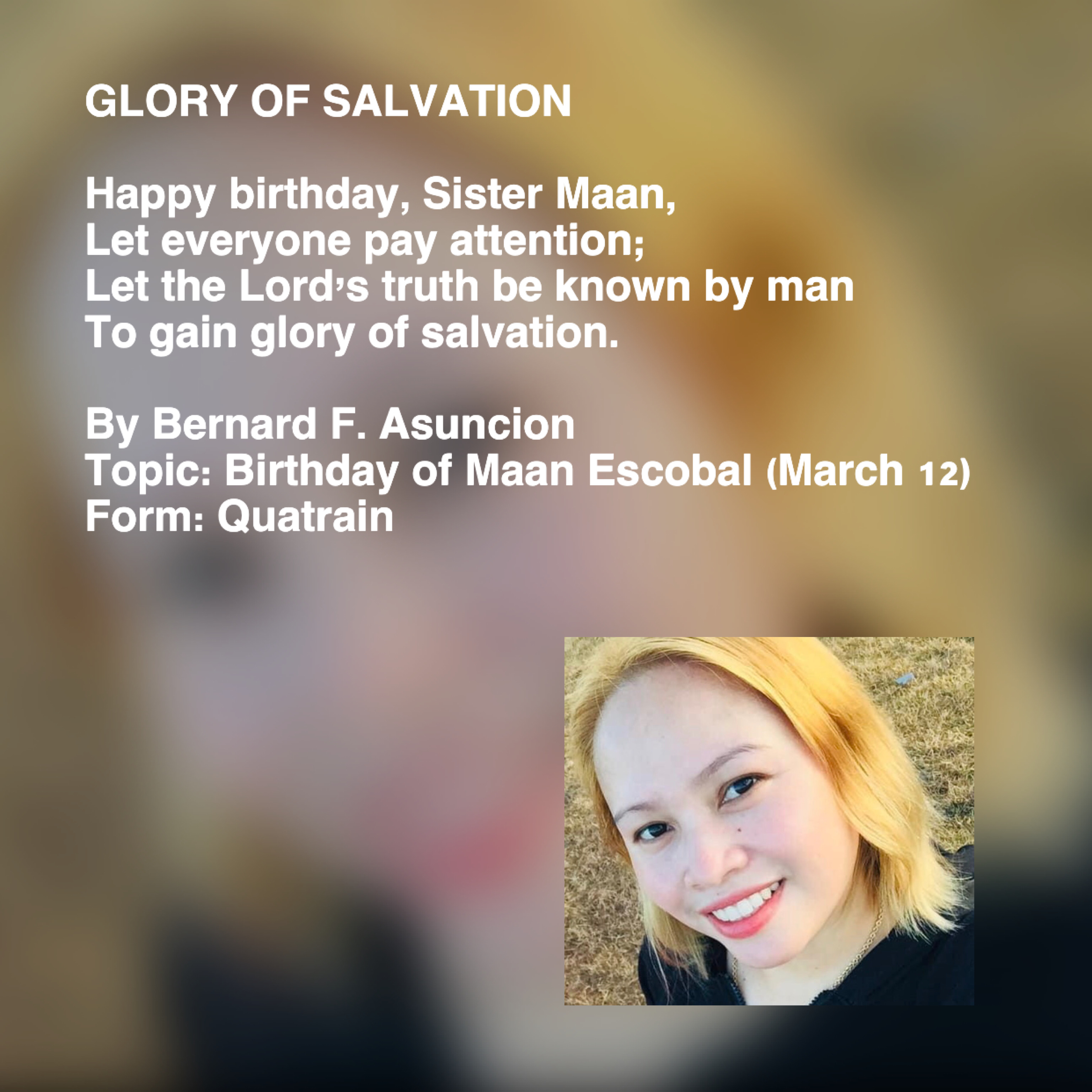 Glory Of Salvation