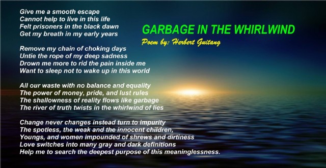Suicide Letter (Garbage In The Whirlwind)