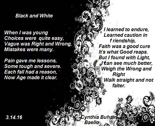 Black And White (Didactic Poetry)