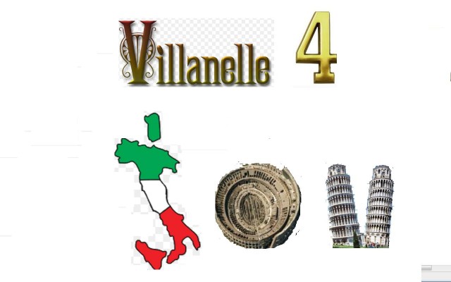 Sharp Villanelle For Italy.. Ma Belle