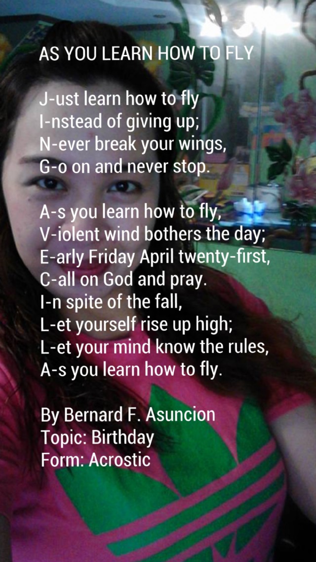 As You Learn How To Fly