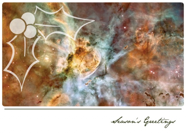 Carina Nebula Season's Greetings