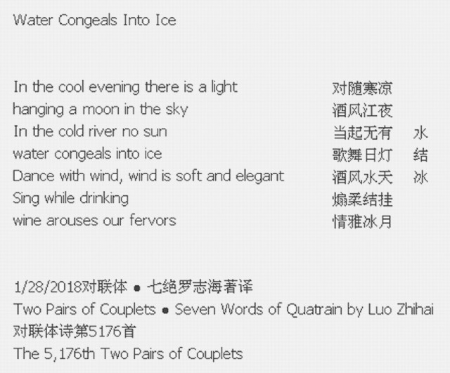 Water Congeals Into Ice
