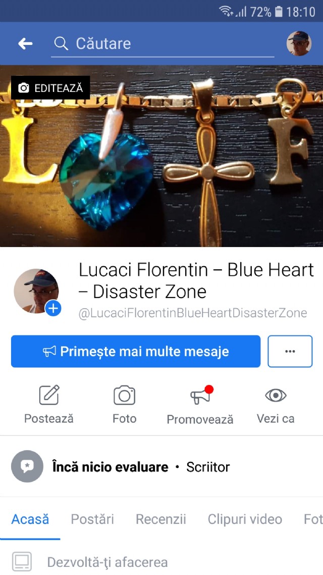 Lucaci Florentin - Blue Heart - Disaster Zone