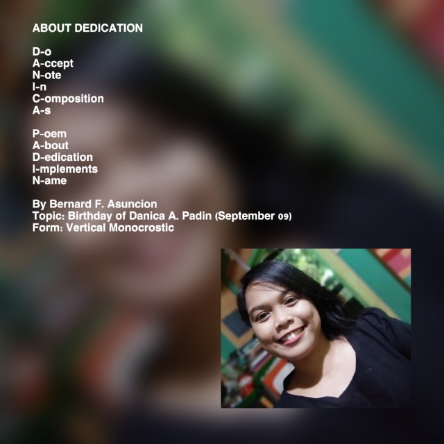 About Dedication