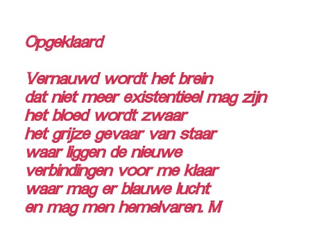 Opgeklaard