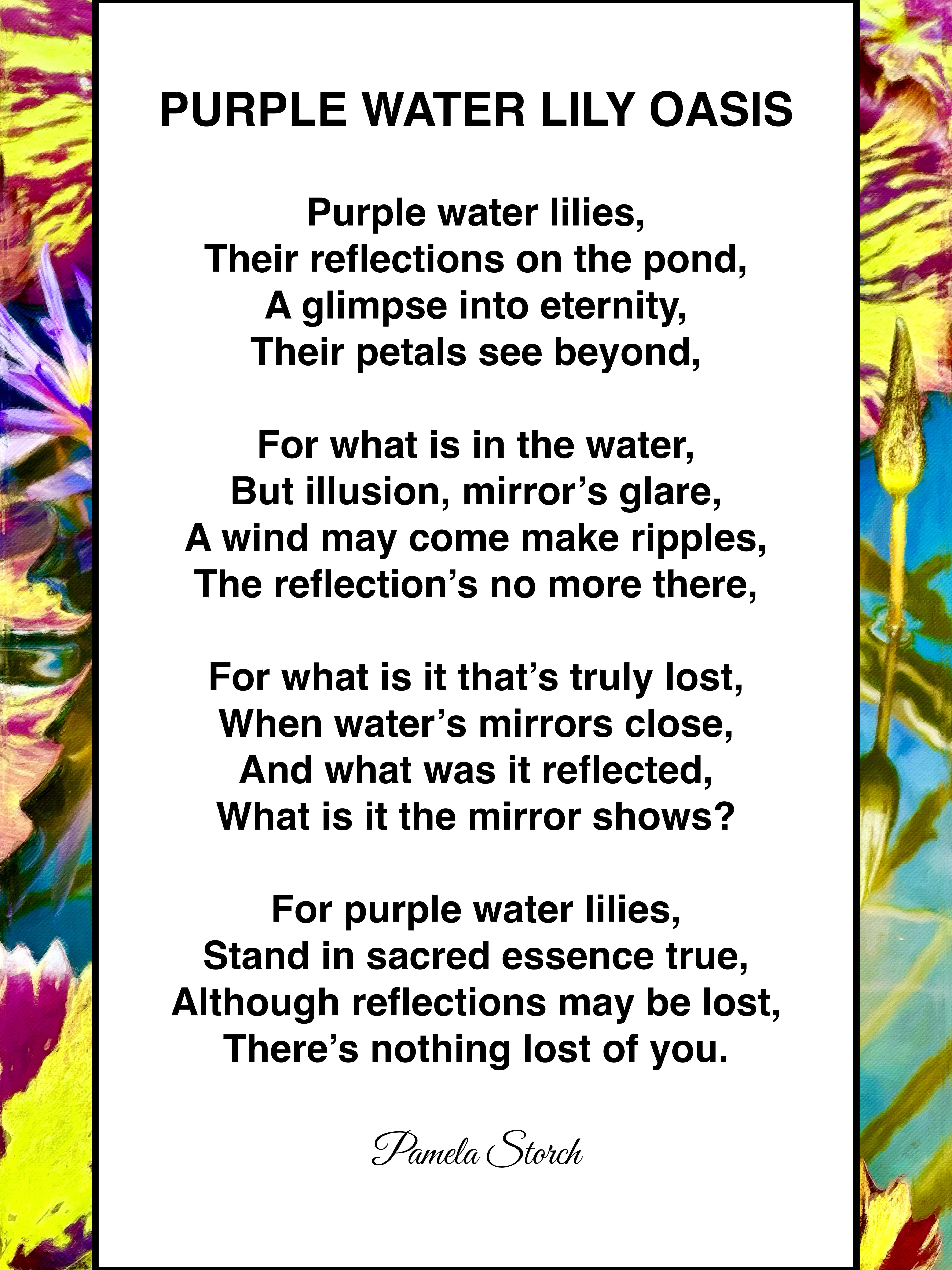 Purple Water Lily Oasis