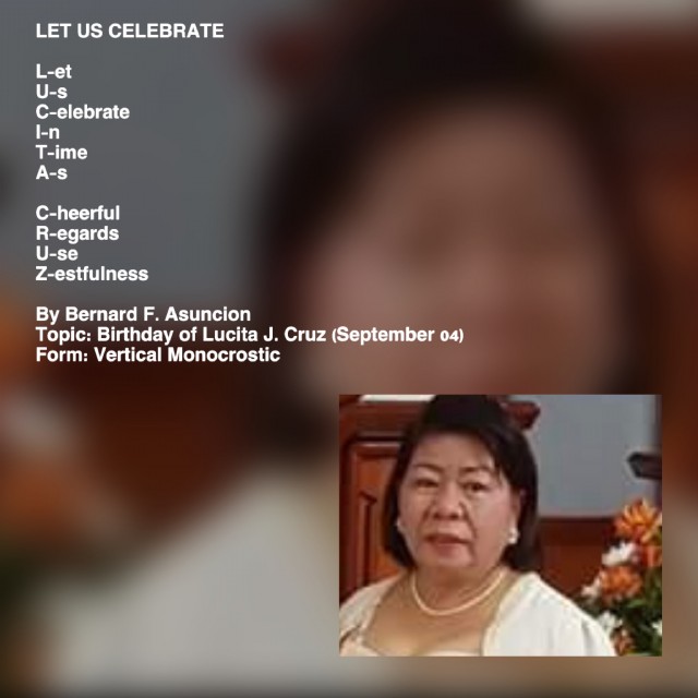 Let Us Celebrate