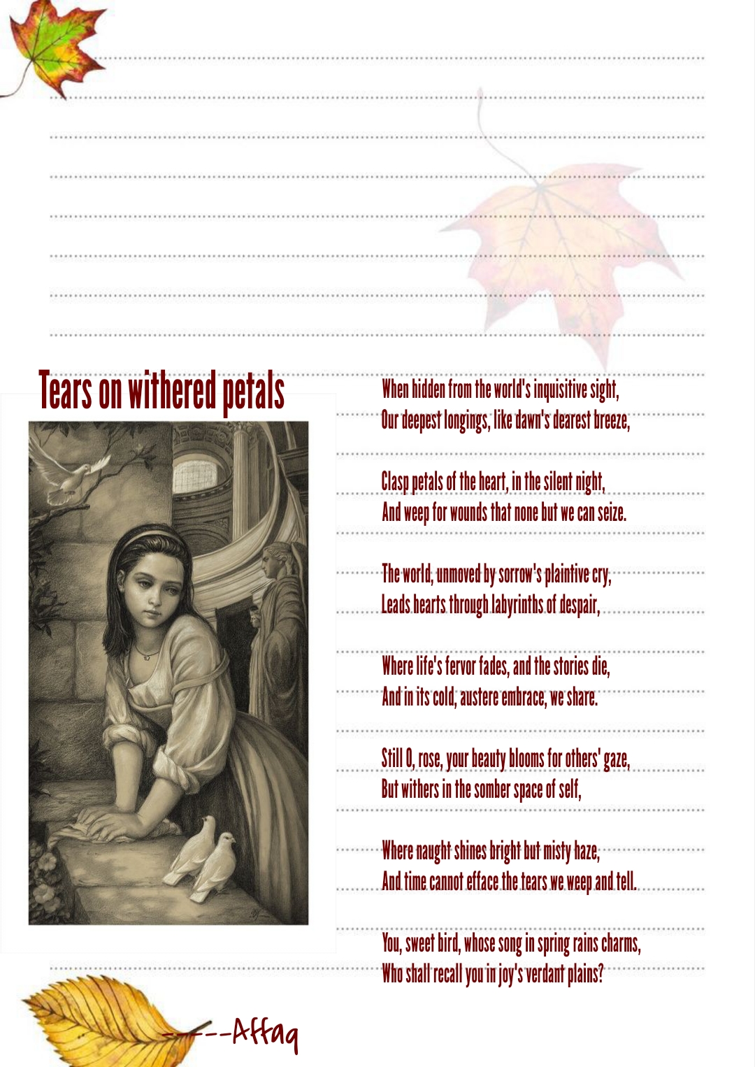 Tears On Withered Petals
