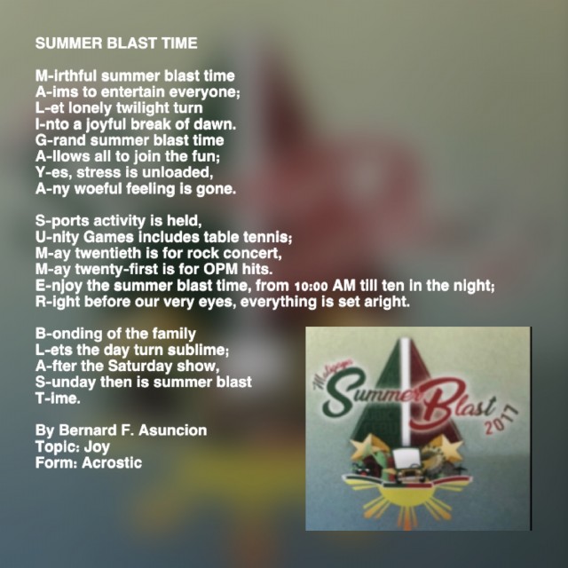 Summer Blast Time