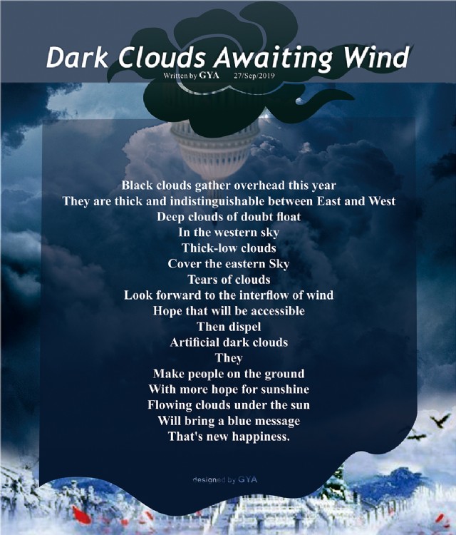 Dark Clouds Awaiting Wind