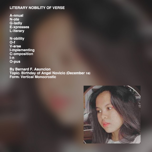 Literary Nobility Of Verse