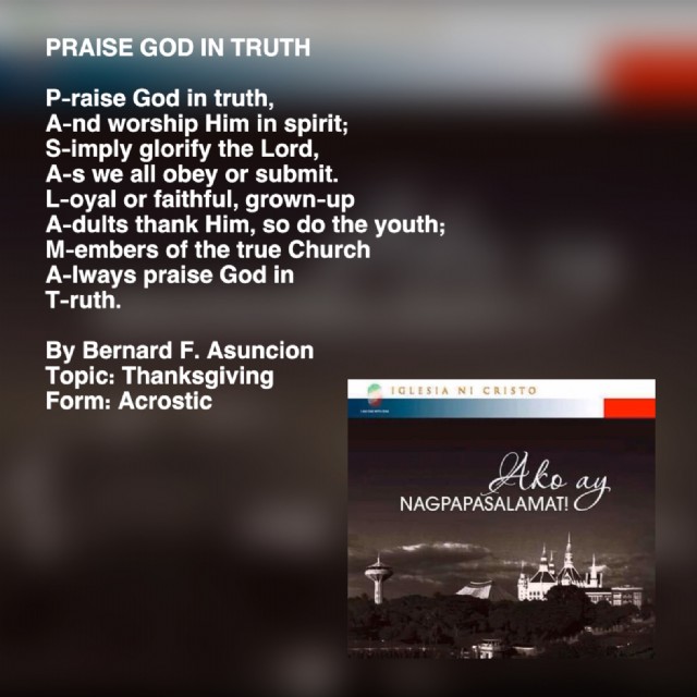 Praise God In Truth