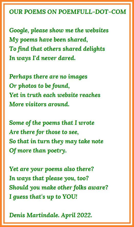 Our Poems On Poemfull-Dot-Com