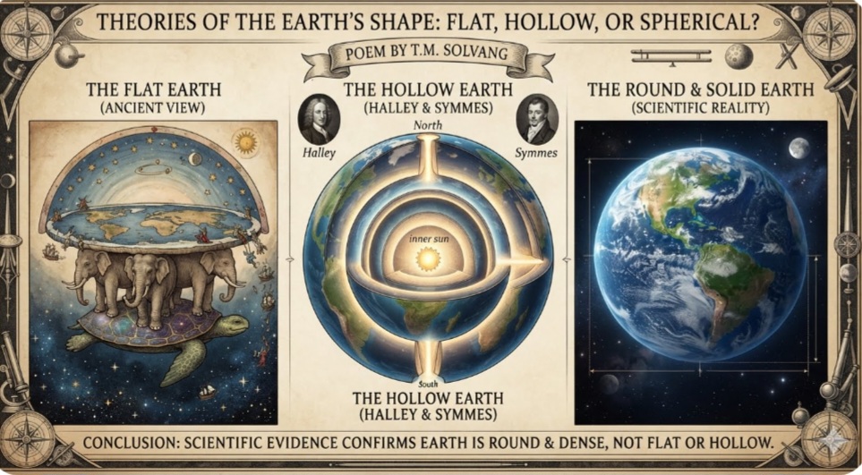 The Earth. Flat Or Maybe Round And Hollow?