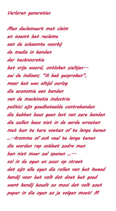 Verloren Generaties