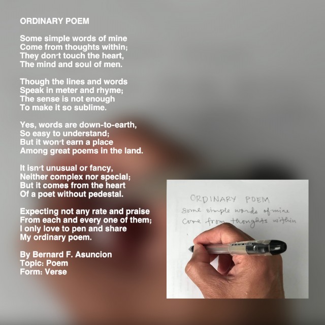 Ordinary Poem