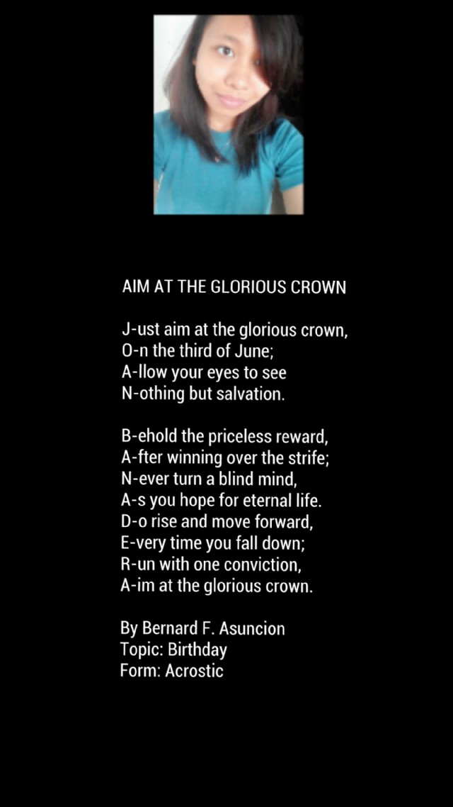 Aim At The Glorious Crown